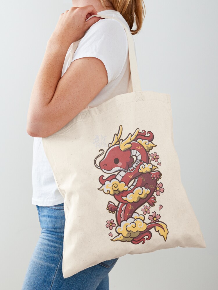til Tilbageholdenhed Bær Kawaii red dragon" Tote Bag for Sale by NemiMakeit | Redbubble