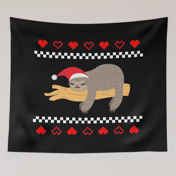 Item preview, Ugly Christmas sloth designed and sold by spontania.