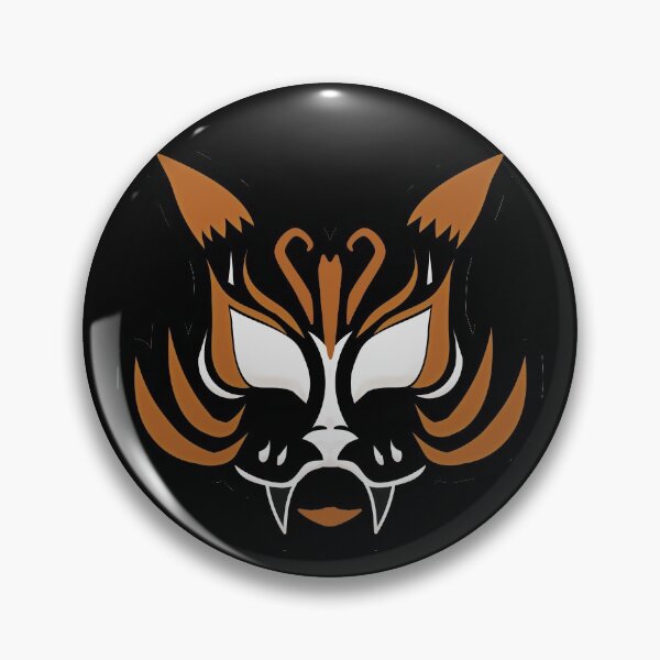 Item preview, Rostro de Kitsune oscuro - Bronce designed and sold by Art By The Coco.