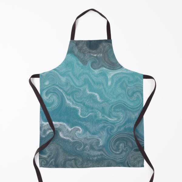 Item preview, Blue abstraction -water wave designed and sold by wiwiart.