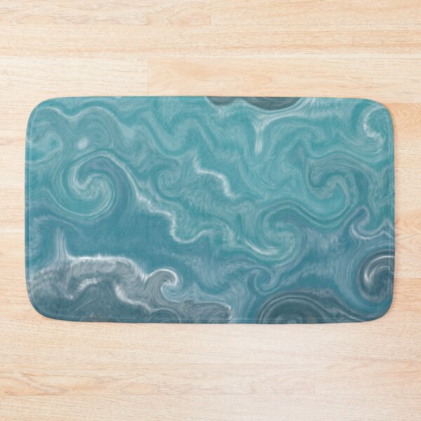 Item preview, Blue abstraction -water wave designed and sold by wiwiart.