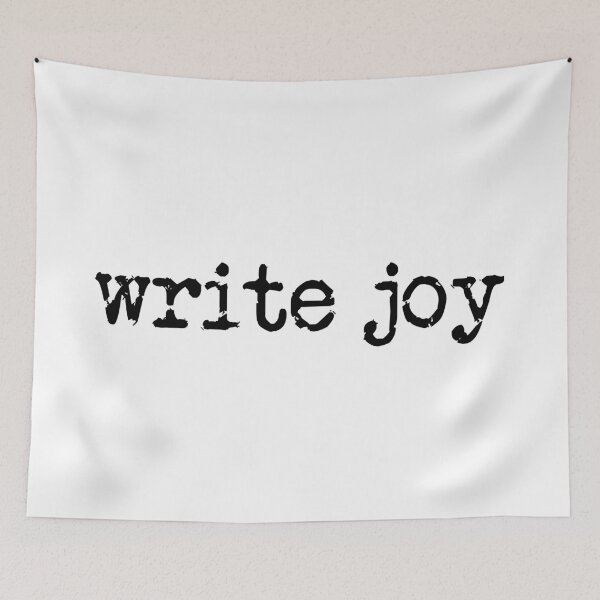 Item preview, write joy in black designed and sold by TeaRoseWriter.