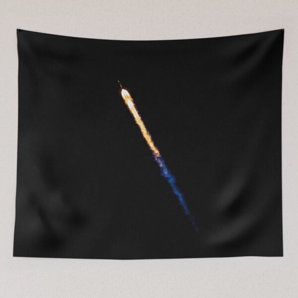 Item preview, Space rocket launch into the sky - orange and blue flames designed and sold by SimplyDeals.