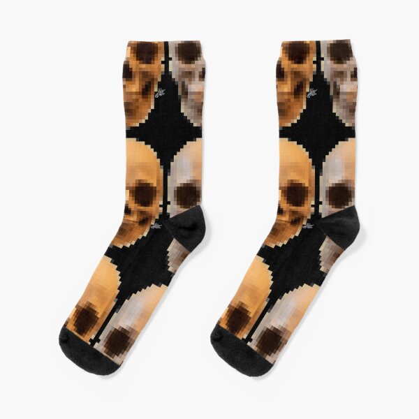 Pixel Skull Calcetines