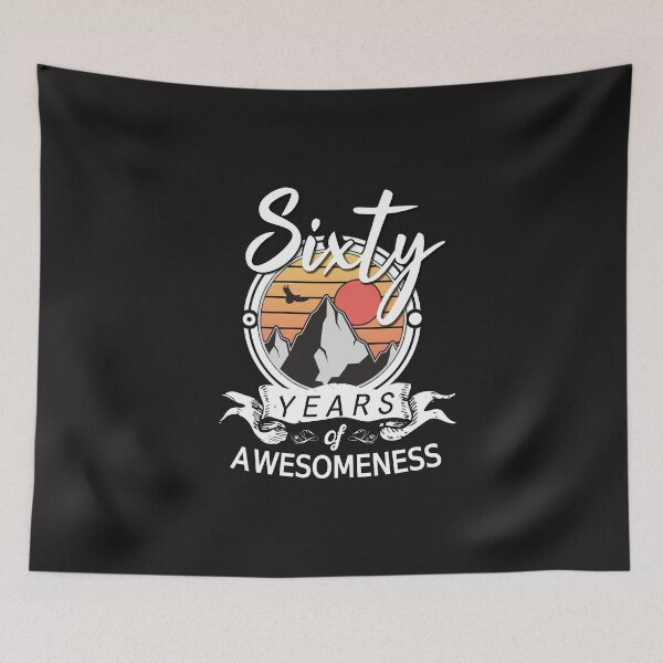 Item preview, 60th birthday of awesomeness designed and sold by Cutebutfunny.