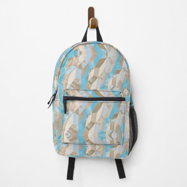 Luddite Pattern1 BlueTan Backpack