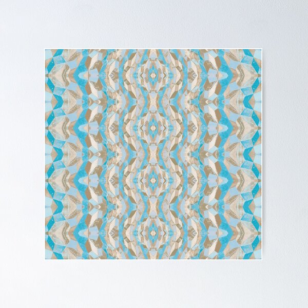 Item preview, Luddite Pattern1 BlueTan designed and sold by aawhit.