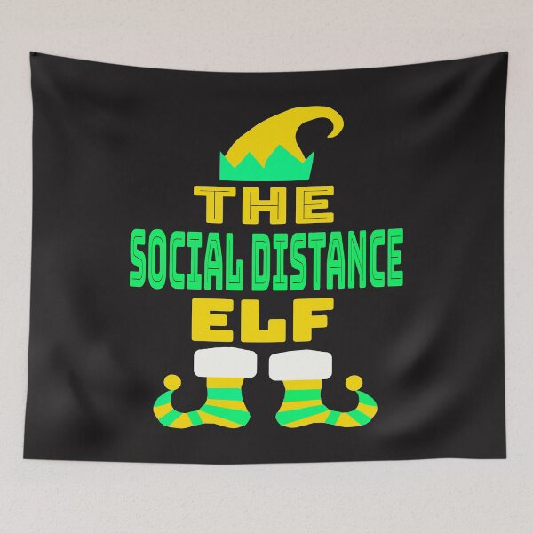 Item preview, SOCIAL DISTANCE ELF BAD ELF MAGIC designed and sold by AVOGATO KITTY KAT  CAT.