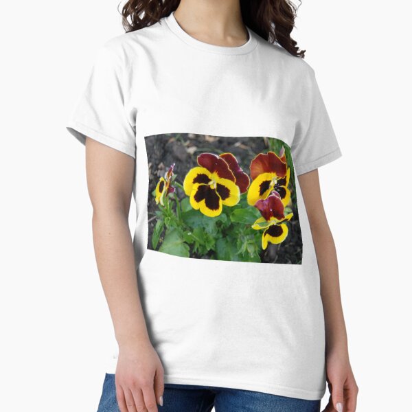 Item preview, Yellow & Black Pansies designed and sold by justbmac.