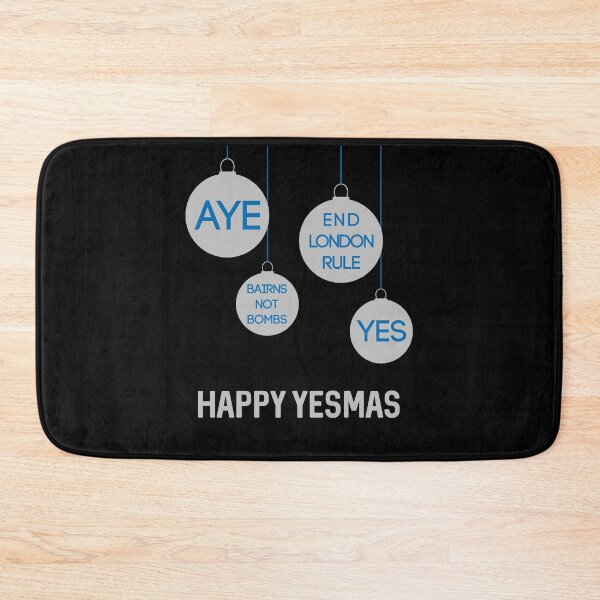 Item preview, Silver Happy Yesmas Christmas Decoration Bauble Design  designed and sold by MacPean.