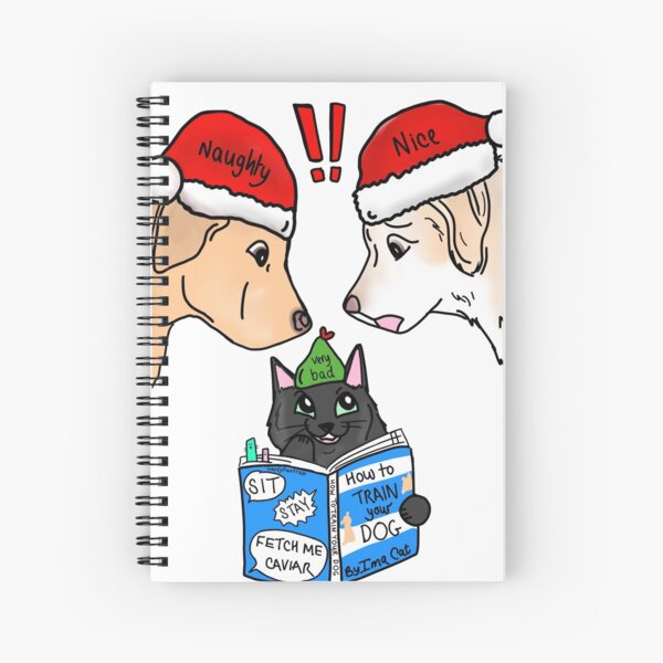 How to Train Your Dog at Christmas Spiral Notebook