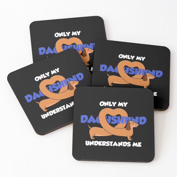 Item preview, Only My Dachshund Gets Me – Best Friend Emotional Support Pet Puppy designed and sold by The Green Corner.