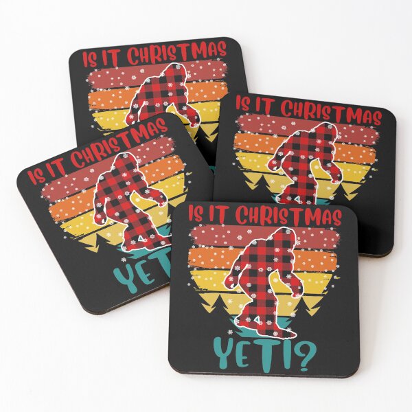 Item preview, is it christmas yeti Buffalo plaid christmas bigfoot christmas yeti designed and sold by GoodyLeo.