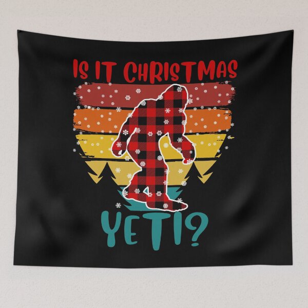 Item preview, is it christmas yeti Buffalo plaid christmas bigfoot christmas yeti designed and sold by GoodyLeo.