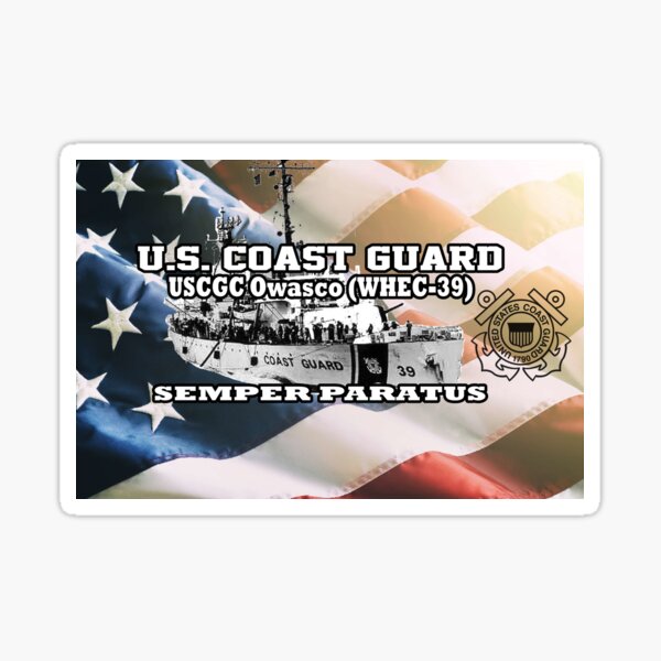 U.S. Coast Guard USCGC Owasco (WHEC-39) Sticker