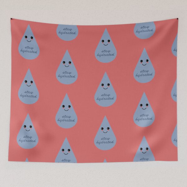 Item preview, Cute water drop to remind you to stay hydrated designed and sold by JellaDelta.