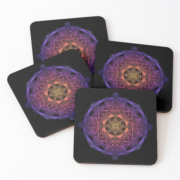 Item preview, Purple Color Burst Mandala  designed and sold by MadeByMal.