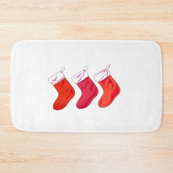 Item preview, Three red Christmas Stockings design - Christmas design designed and sold by Jenny Romeril.