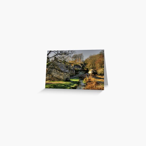 Item preview, Bibury Almshouse's in winter  designed and sold by hawkie.