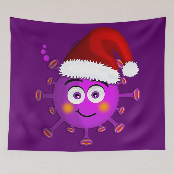 Item preview, Christmas gifts Simonsitos, lilac good luck viruses designed and sold by simonsitos.