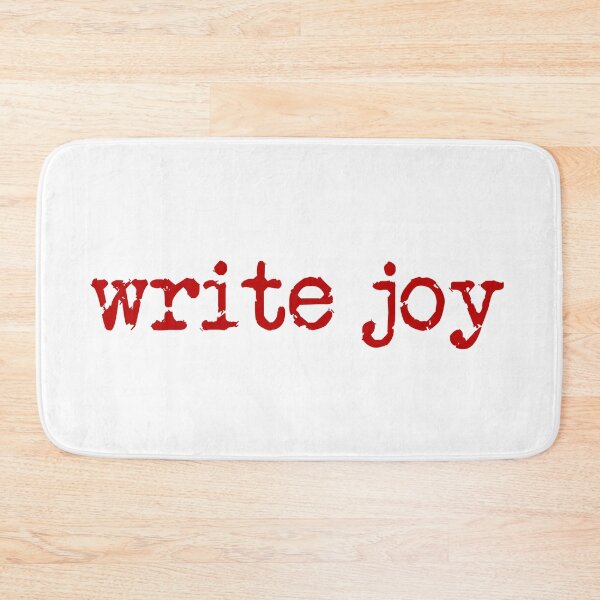 Item preview, write joy in red designed and sold by TeaRoseWriter.