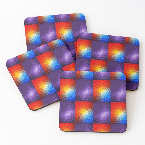 Item preview, Rainbow Diamond Checkerboard Print Pattern designed and sold by Mary Riley.