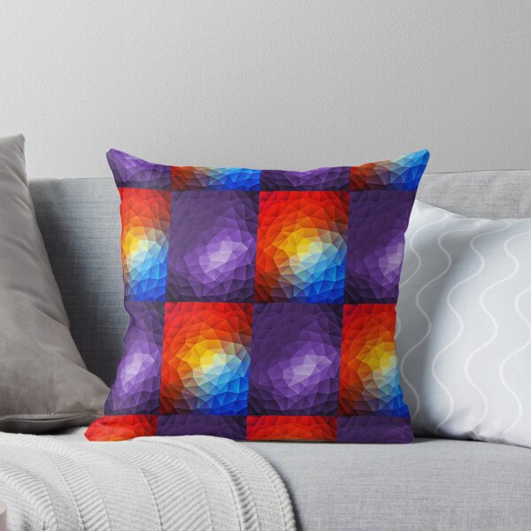 Item preview, Rainbow Diamond Checkerboard Print Pattern designed and sold by Mary Riley.