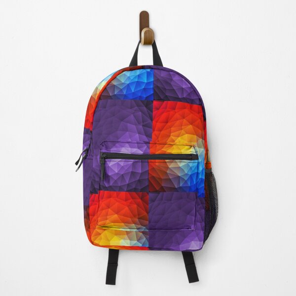 Item preview, Rainbow Diamond Checkerboard Print Pattern designed and sold by Mary Riley.