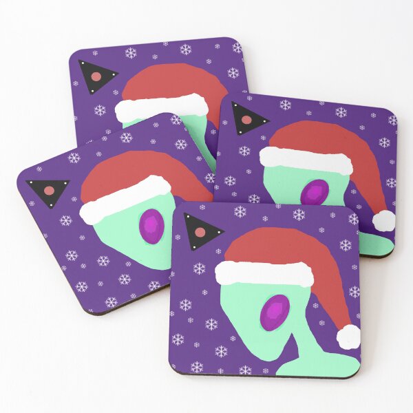 Item preview, Alien wearing Santa hat designed and sold by mindgoop.