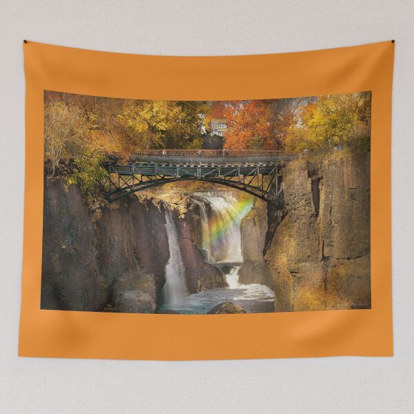 Item preview, Autumn - Patterson NJ - The Great Patterson Falls  designed and sold by Mike Savad Photography.