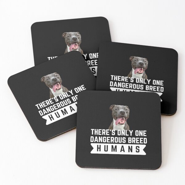 Item preview, There's Only One Dangerous Breed... Humans Funny Dog Lover Gift designed and sold by saadtraibiz.
