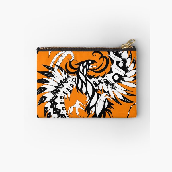 Item preview, bright orange phoenix pattern ecopop designed and sold by jorgelebeau.