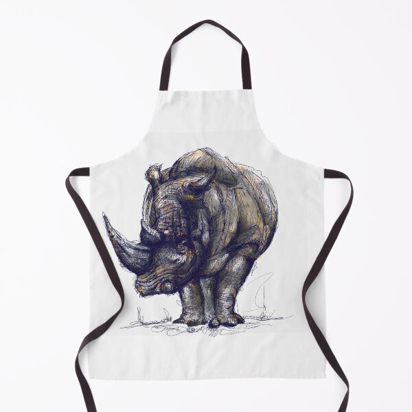 Item preview, White Rhino Illustration designed and sold by juicycreations.