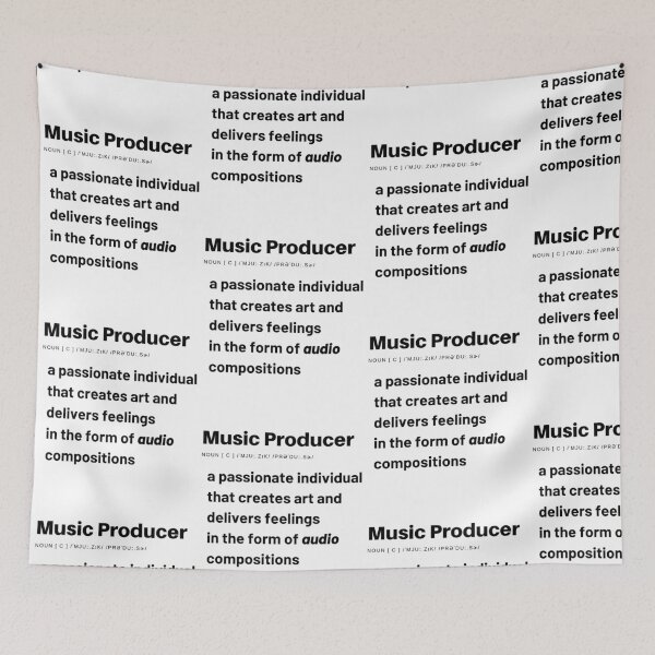 Item preview, Music Producer Explained designed and sold by HY2ROGEN.