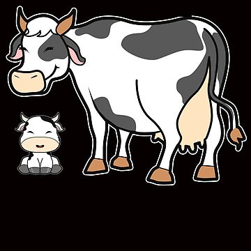 Pegatina familia personalizada mascota vaca ¡Lleva a tu familia contigo!