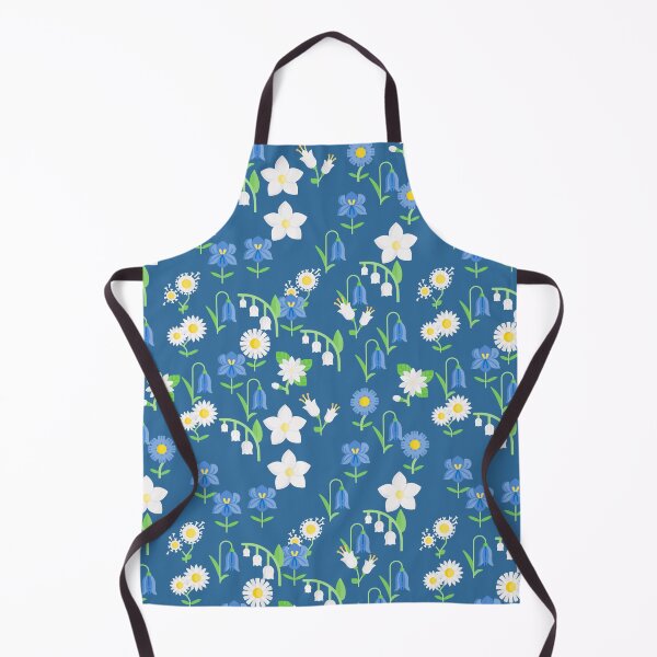 Item preview, blue lily flowers pattern design designed and sold by JUYET656.