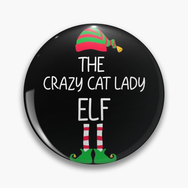 Item preview, Elf Family Matching Christmas Crazy Cat Lady designed and sold by ArtistGeneva.