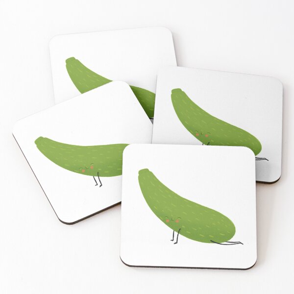 Item preview, Upward facing zucchini designed and sold by rocioalb.