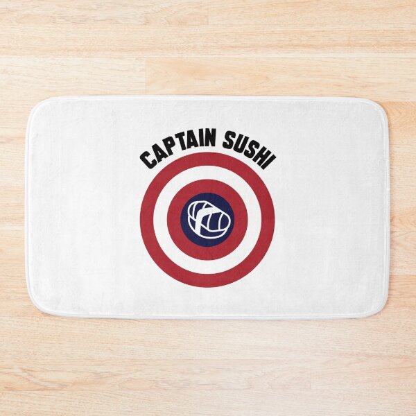 Item preview, Captain Sushi logo + text designed and sold by Dkrode.