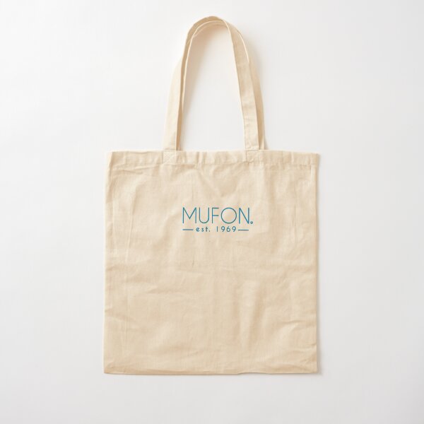 Aqua Mufon Logo Cotton Tote Bag