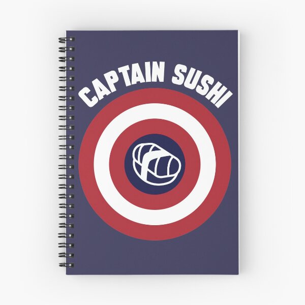 Item preview, Captain Sushi logo + white text designed and sold by Dkrode.