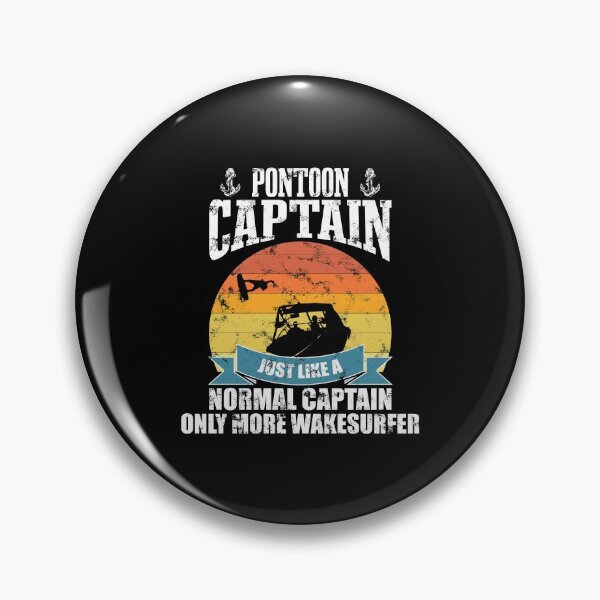 Item preview, pontoon captain just like a normal captain only more wakesurfer, wakesurfer gift, wakesurfing lover, lake life gift, lake life lover, wakeboarding lover, wakeboarding gift designed and sold by T-DESIGNEDZ.