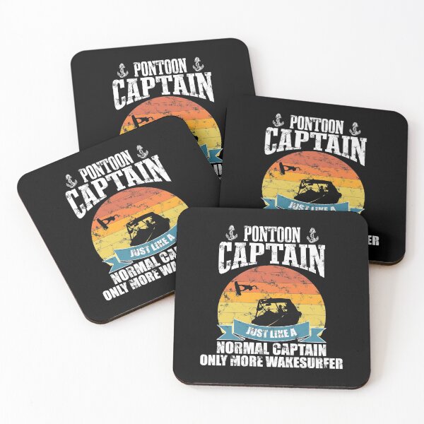 Item preview, pontoon captain just like a normal captain only more wakesurfer, wakesurfer gift, wakesurfing lover, lake life gift, lake life lover, wakeboarding lover, wakeboarding gift designed and sold by T-DESIGNEDZ.
