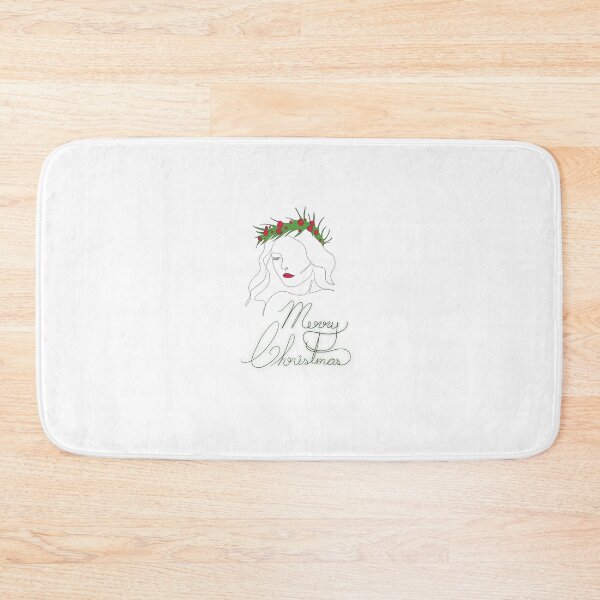 Item preview, Merry Christmas minimalistic portrait card designed and sold by JanaMJ.