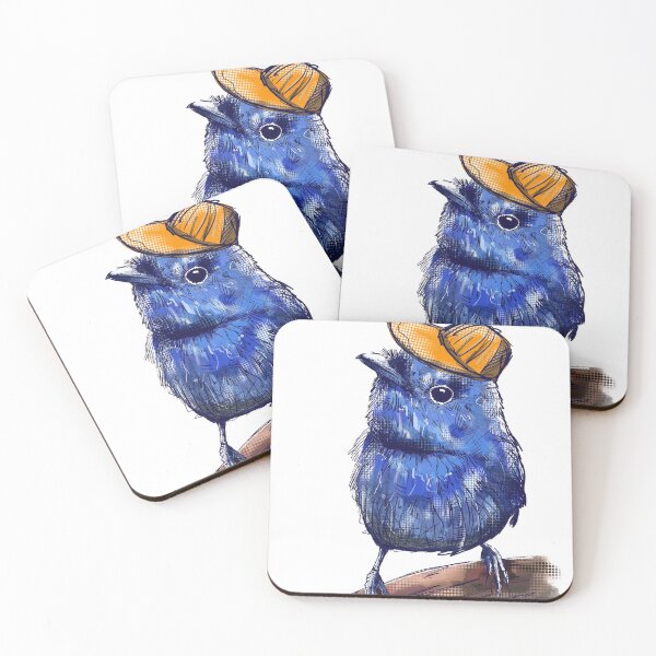 Item preview, Blue Tit in a hat designed and sold by juicycreations.