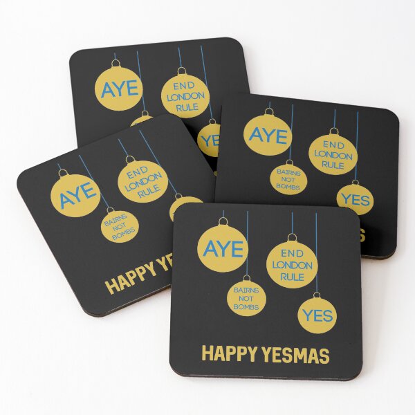 Item preview, Gold Happy Yesmas Christmas Decoration Bauble Design  designed and sold by MacPean.