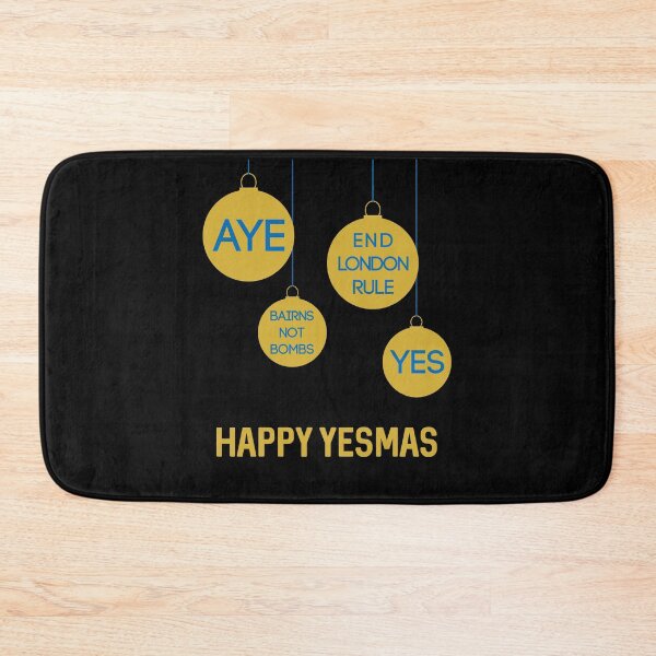 Item preview, Gold Happy Yesmas Christmas Decoration Bauble Design  designed and sold by MacPean.