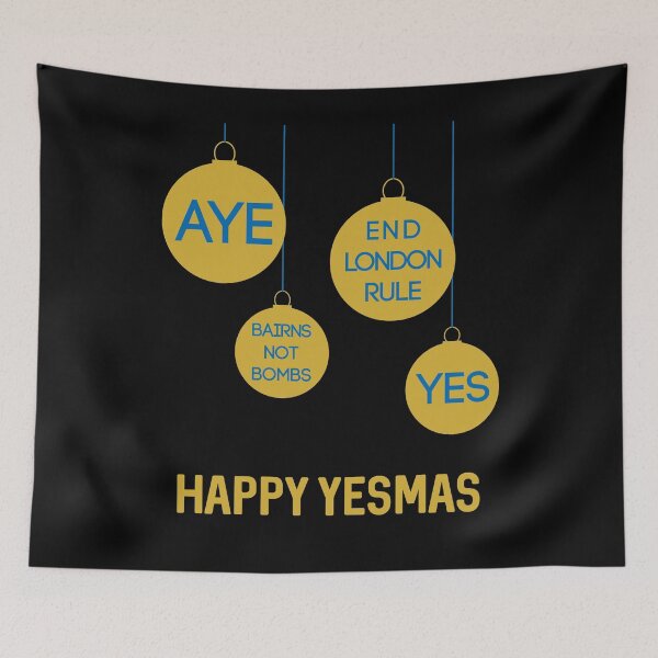 Item preview, Gold Happy Yesmas Christmas Decoration Bauble Design  designed and sold by MacPean.
