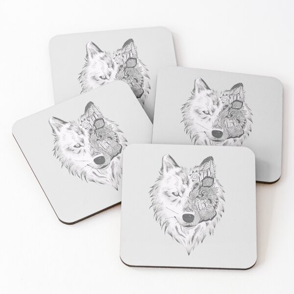 Artikelvorschau, Wolf mit Zendoodle entworfen und verkauft von SydneySells.
