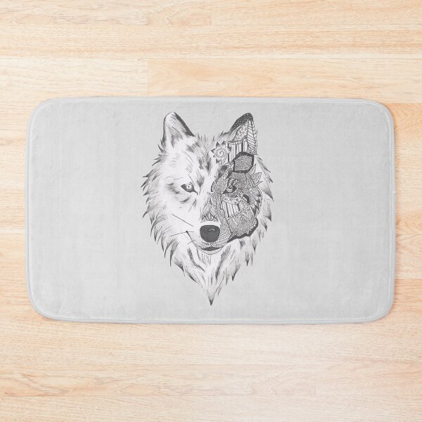 Artikelvorschau, Wolf mit Zendoodle entworfen und verkauft von SydneySells.